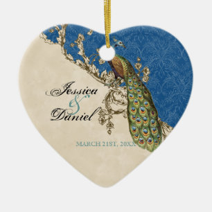 Ornement de Noël Peacock & Etchat vintage