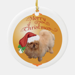Ornement de Noël Pékinois
