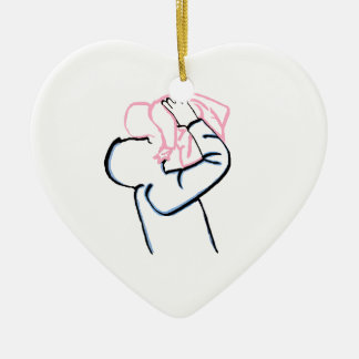 Ornement de Noël père et fille