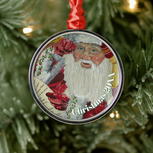 Ornement de Noël Père Noël Classique Premium - Deu (Arbre)