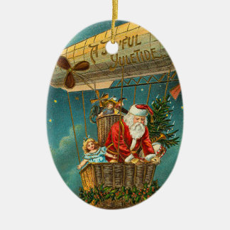 Ornement de Noël Père Noël victorien