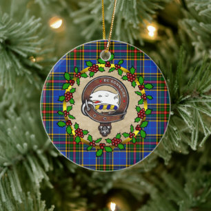 Ornement de Noël personnalisé Bethune Clan Badge &