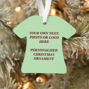 Ornement de Noël personnalisé - Créez votre propre