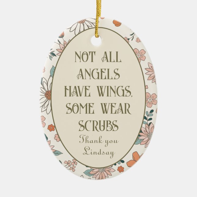 Ornement de Noël personnalisé de première ligne (Devant)