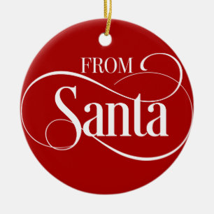 Ornement de Noël personnalisé du Père Noël