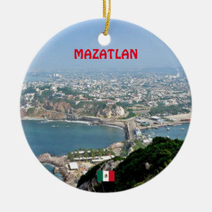 Ornement de Noël personnalisé Mazatlan