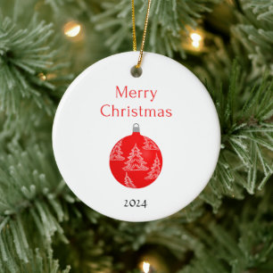 Ornement de Noël personnalisé Noël
