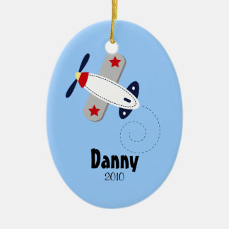 Ornement de Noël personnalisé par AVION d'AVIATEUR