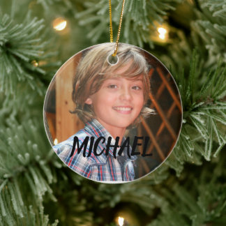 ORNEMENT DE NOËL PERSONNALISÉ PHOTO