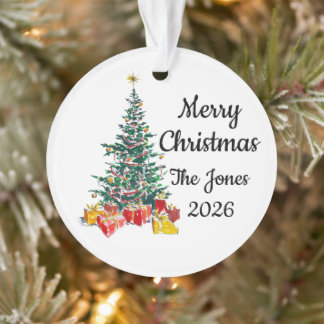 Ornement de Noël personnalisé pour la famille