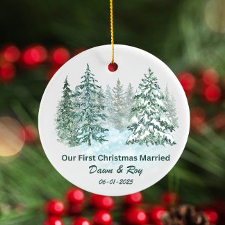 Ornement de Noël personnalisé pour le premier Noël