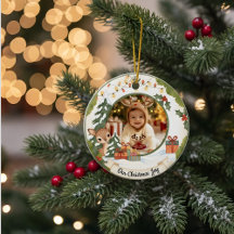 Ornement de Noël personnalisé | Souvenir photo
