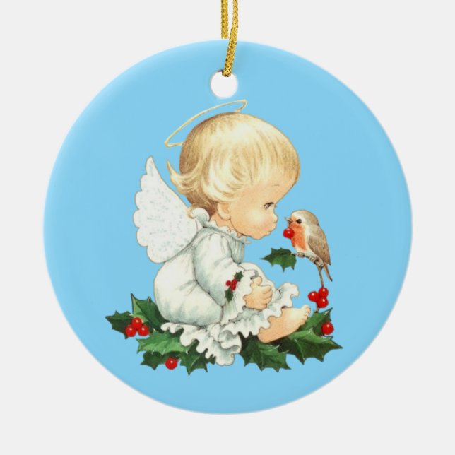 Ornement de Noël-Petit Ange (Devant)
