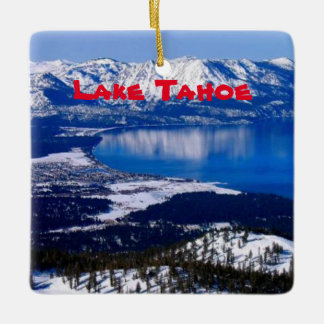 Ornement de Noël Pittoresque du lac Tahoe