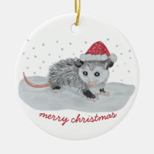 Ornement de Noël Possum Cute