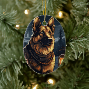 Ornement de Noël pour animal de compagnie Berger A