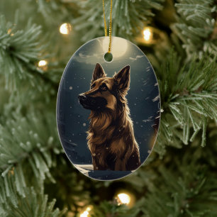 Ornement de Noël pour animal de compagnie Berger A