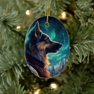 Ornement de Noël pour animal de compagnie Berger A
