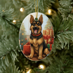 Ornement de Noël pour animal de compagnie Berger A