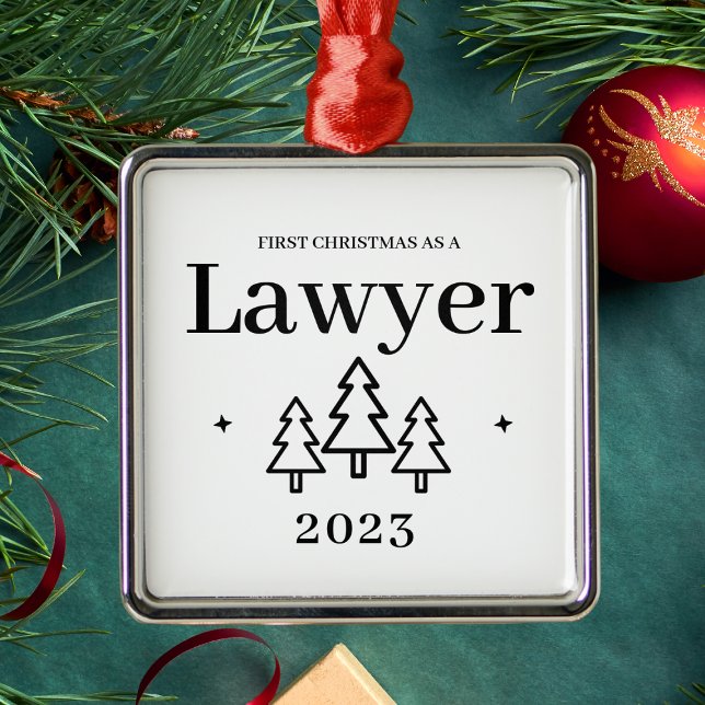 Ornement de Noël pour avocat (Lawyer Christmas Ornament
)