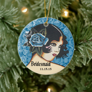 Ornement de Noël pour Demoiselle d'Honneur de Mari