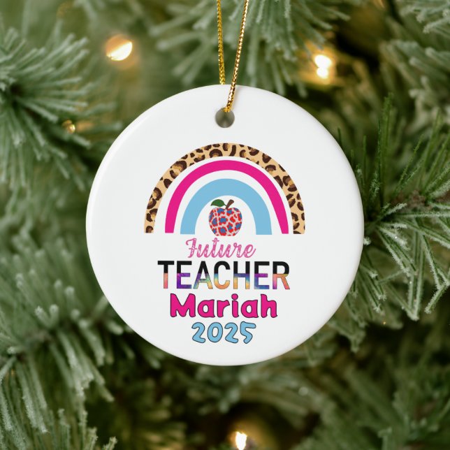 Ornement de Noël pour futur enseignant (Arbre)