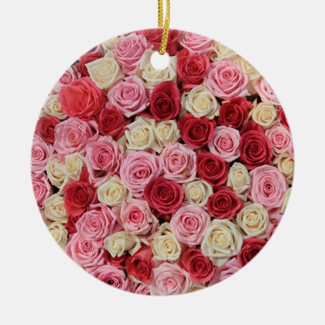 Ornement de Noël rose (Devant)