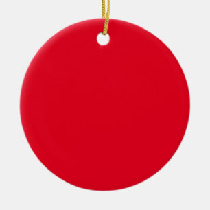 Ornement de Noël rouge de luxe