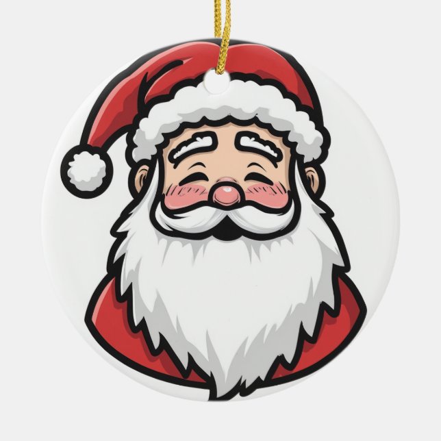 Ornement de Noël Santa (Devant)