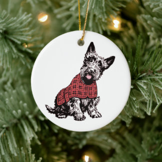 Ornement de Noël Scotty Dog