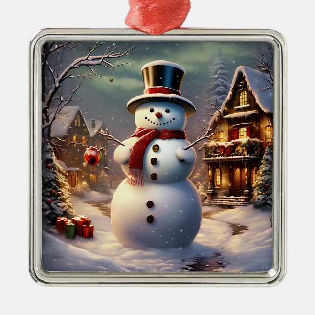 Ornement de Noël Snowman (Devant)