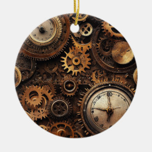 Ornement de Noël Steampunk Vintage