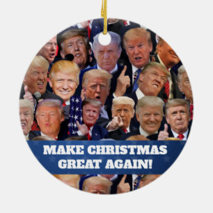 Ornement de Noël Trump