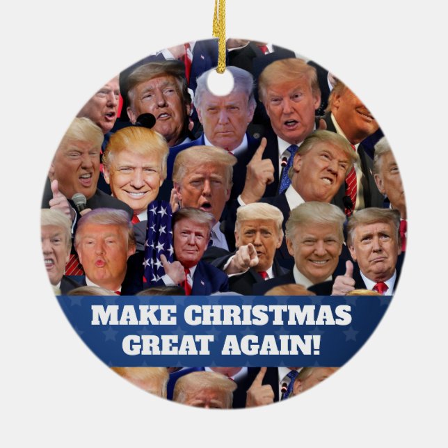 Ornement de Noël Trump (Dos)