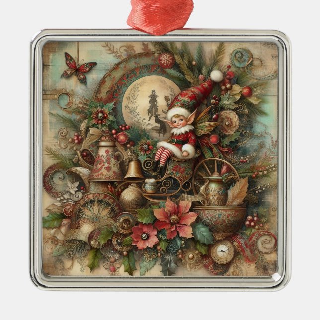 Ornement de Noël vintage (Devant)