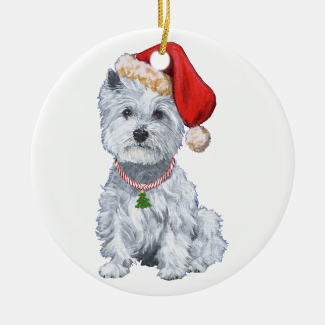 Ornement de Noël Westies (Devant)