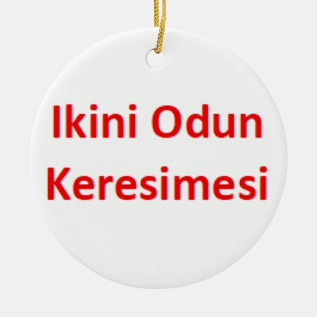ornement de Noël yoruba (Devant)