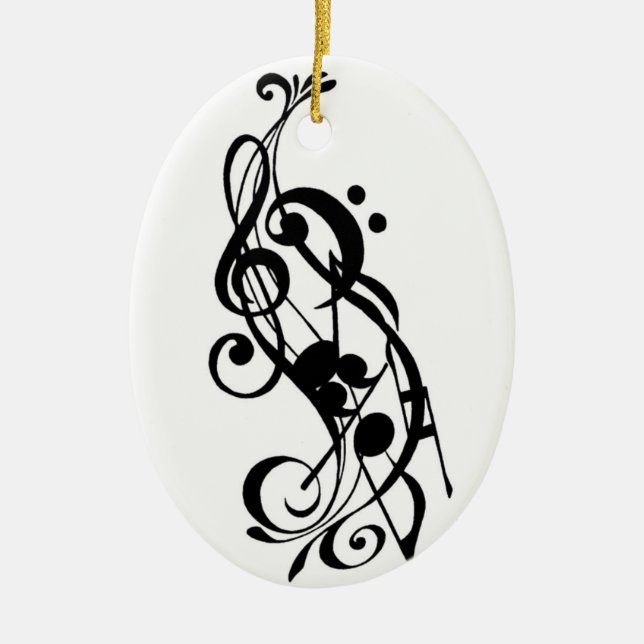 ornement de note de musique (Devant)