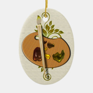 Ornement de Pallette d'artistes