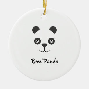 Ornement de panda de patron