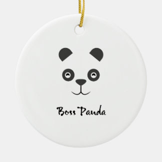 Ornement de panda de patron
