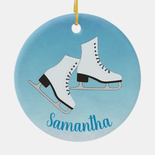 Ornement de patins de glace (Dos)