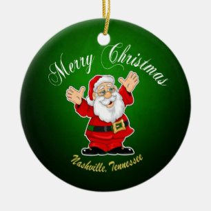 Ornement de Père Noël Nashville de Joyeux Noël