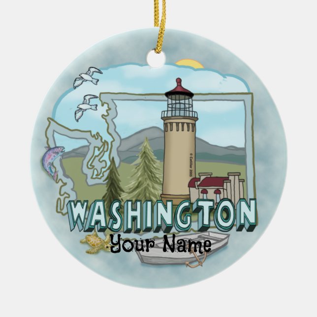 Ornement de phare de Washington (Devant)