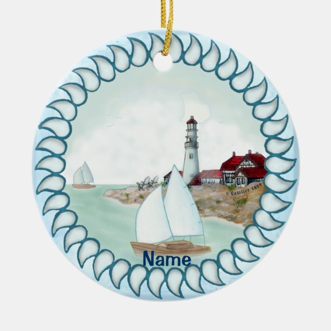 Ornement de phare Rocky (Devant)