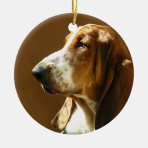 Ornement de photo de Basset Hound