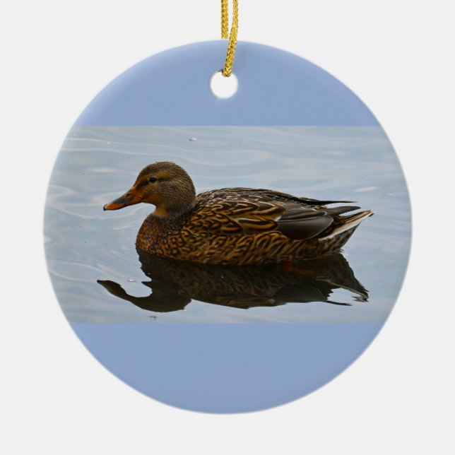 Ornement de photo de canard (Devant)