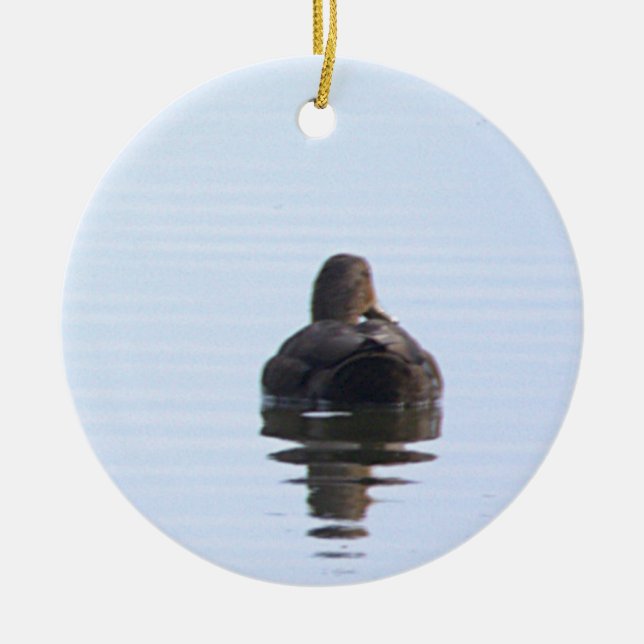 Ornement de photo de canard  (Devant)