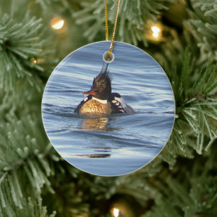 Ornement de photo de canard