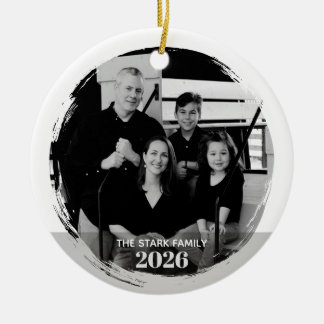 Ornement de photo de famille - Moderne